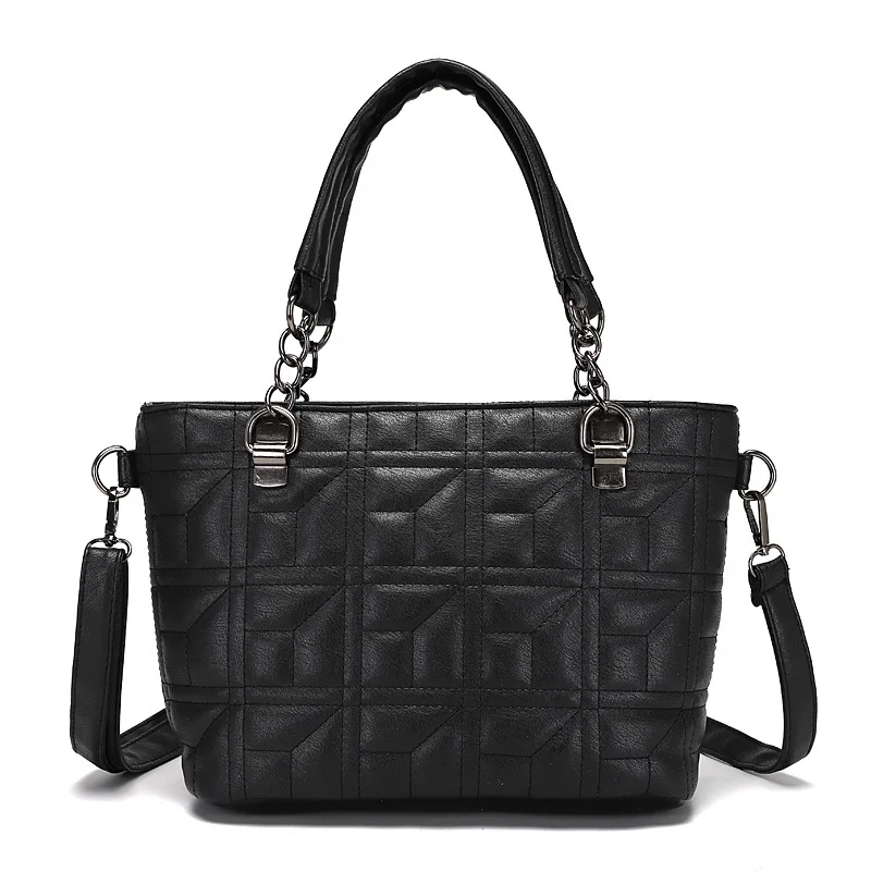 

Quilted PU Leather Luxury Purses and Handbags Women Bags Designer Women Shoulder Crossbody Bags for Women 2022 Totes Sac A Main