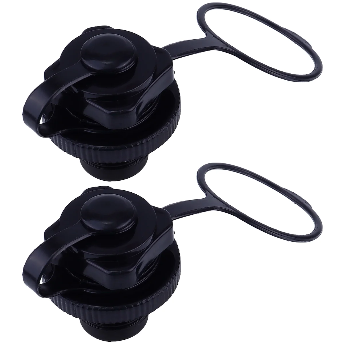 

2 PCS Kayak Air Valve Rubber Dinghy Inflatable Cap Helix Mattress Gift Screw Raft Pvc Boat Lovers Marine Accessories Boats