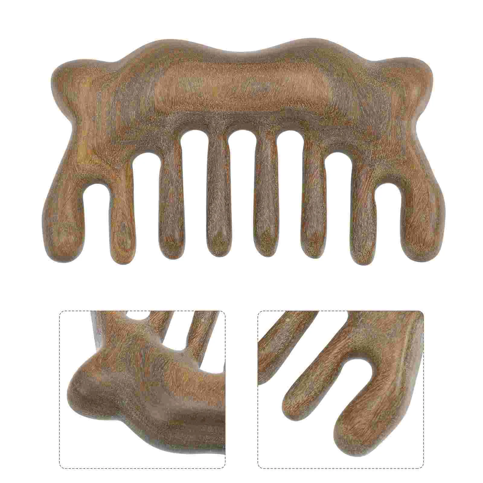 

Head Meridian Comb Hair Caring Comb Scraping Scalp Comb Wood Comb