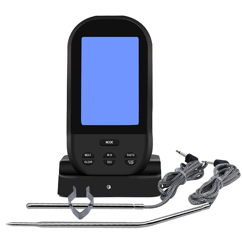Модернизированный беспроводной термометр для барбекю с двумя иглами кухонный