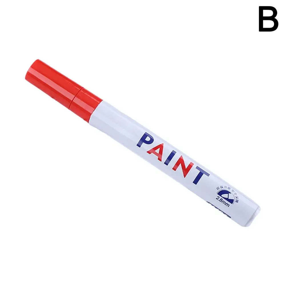 1 шт. белая водостойкая ручка для автомобильных колес маслянистая рисования