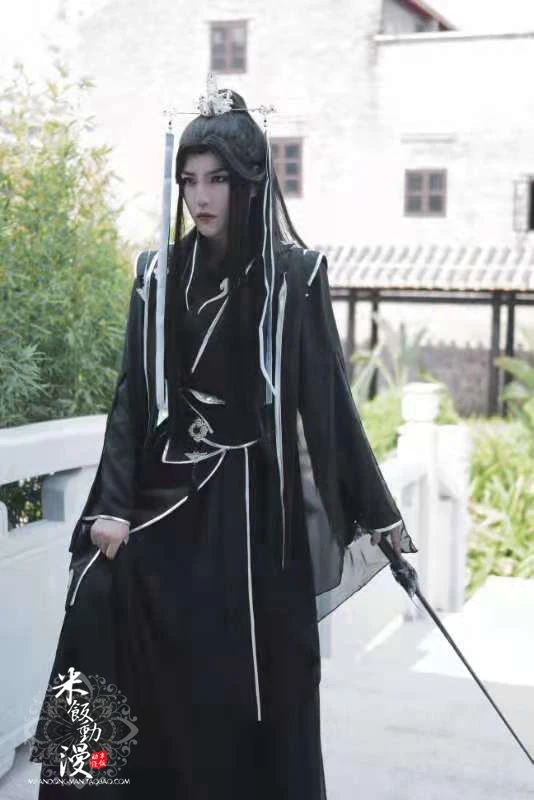 Косплей Ши цинсюань из небесных чиновников женский парик для костюма Женский