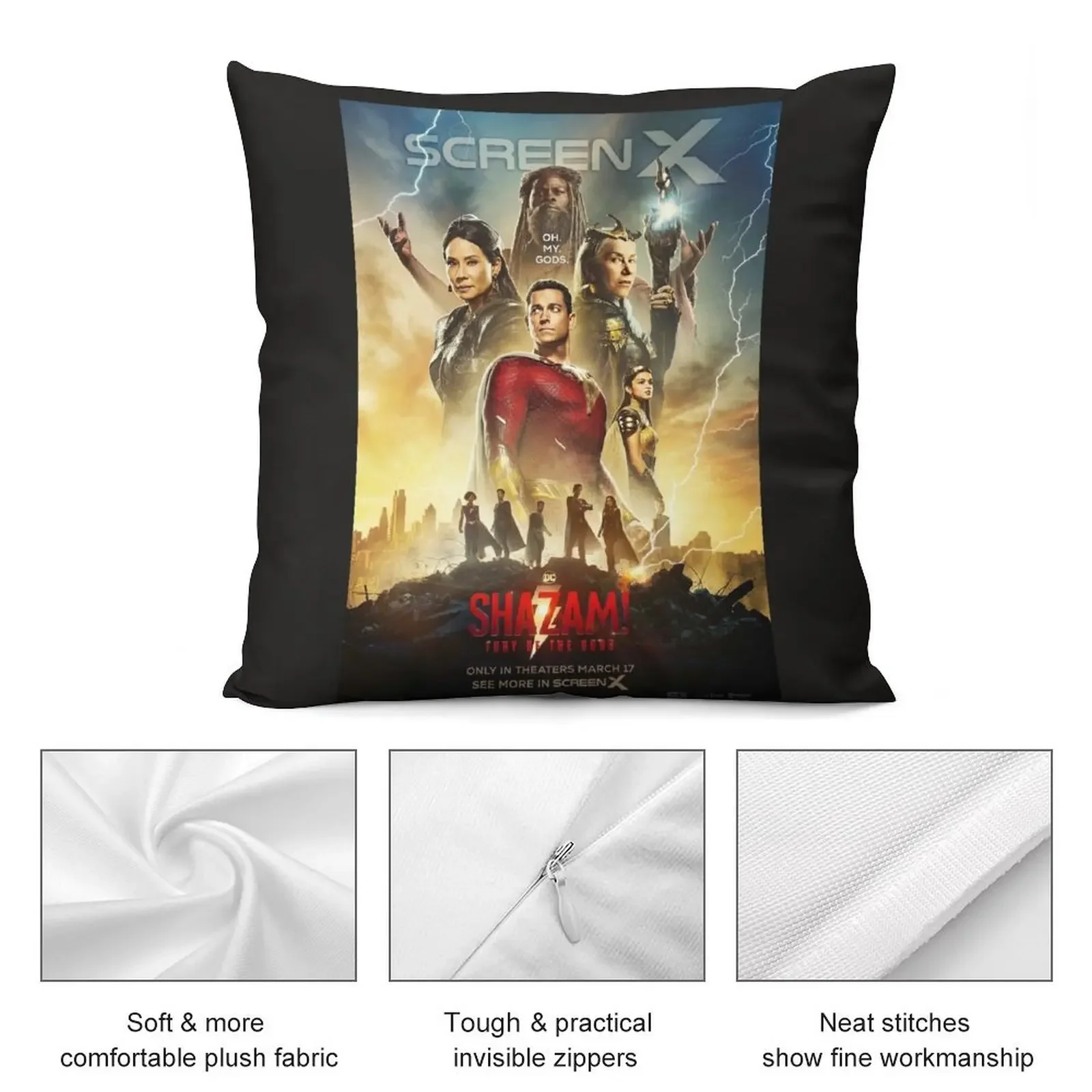 Билли Бэтсон - Шаадмо Фильм Шонар (2023) постер Декоративная подушка Наволочки