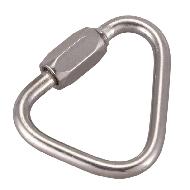 

Stainless Steel Screw Gate Rock Lock Climbing Gear Carabiner
