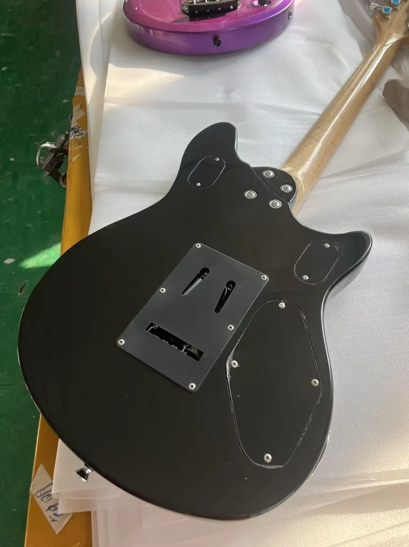 6-струнная электрогитара Backhand, кленовый гриф, серебряная фурнитура, бридж Floyd Rose, качество из цельного дерева, бесплатная доставка (art.: 3920cd2cc1fba) - 3920cd2cc1fba