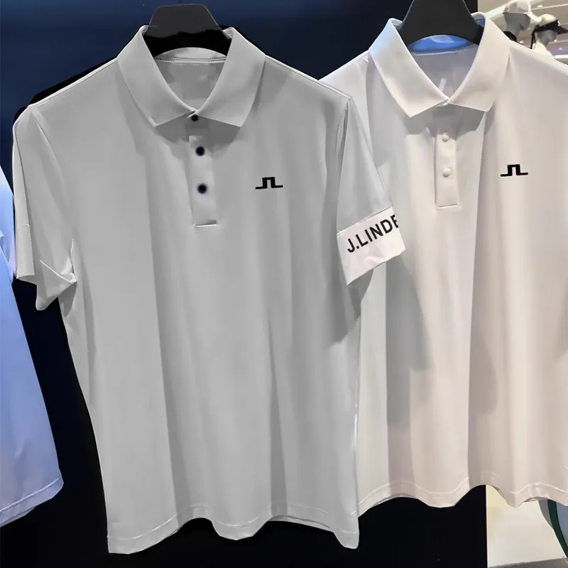 

Golf Clothing Men's Short-sleeved T-shirt Polo Shirt Summer New Men's Lapel Sports Jersey Breathable Quick-drying