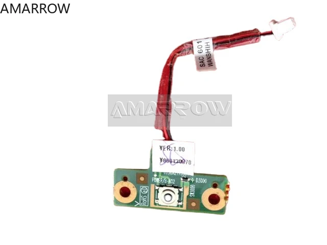 Оригинальная Кнопка питания для TOSHIBA L300 L300D L305 L305D L355 L355D плата переключателя V000130870 6017B0146501