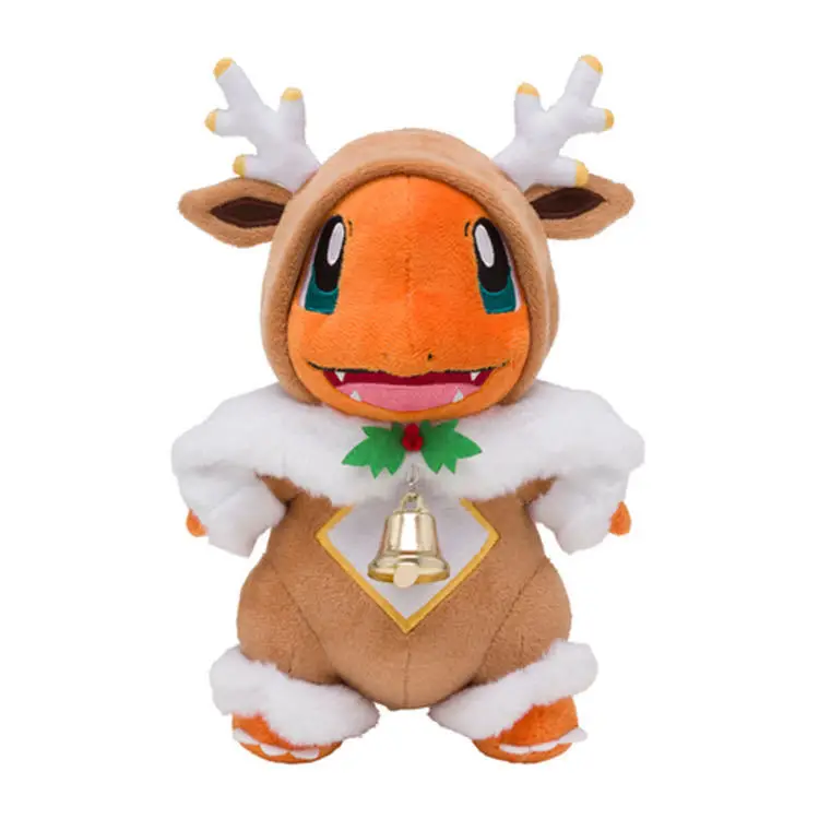 

Pokemon Charmander Christmas 25cm Charmander Plush Toy Stuffed Doll Cute Exquisite Kid Gift