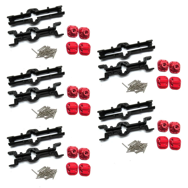 

5X металлический чехол с передней и задней мостовой осью для MN D90 D91 MN99 MN99S 1/12 обновленные детали для радиоуправляемых автомобилей аксессуары,...