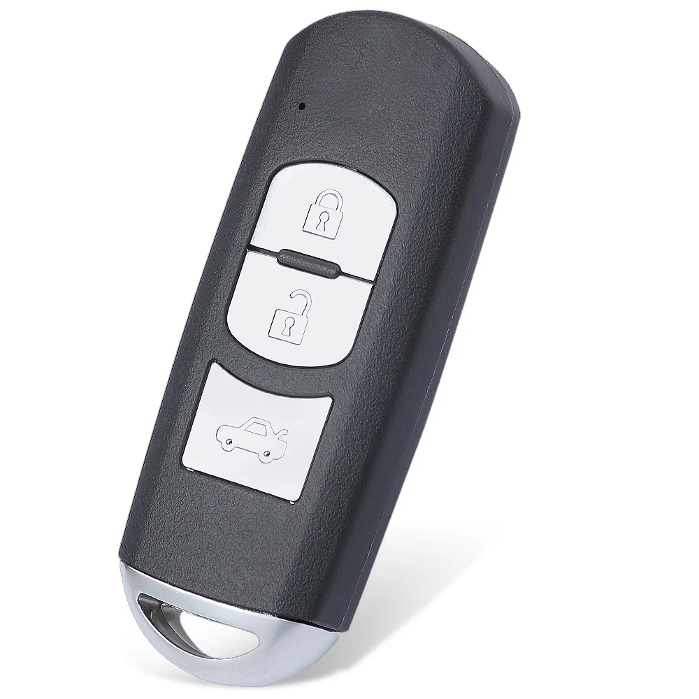 

KEYECU 2 3 кнопки 315 МГц ID49 чип OEM для Mazda CX3 CX5 Axela дистанционный смарт ключ-брелок WAZSKE13D01 WAZSKE13D02