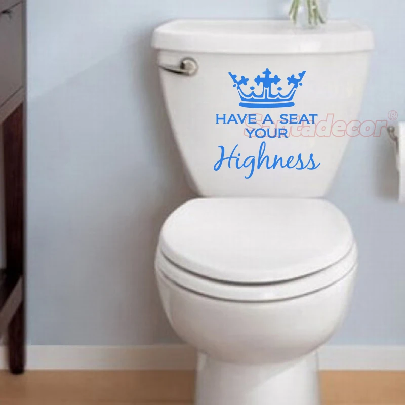 Забавная наклейка на унитаз виниловая настенная Король Престолов настенные