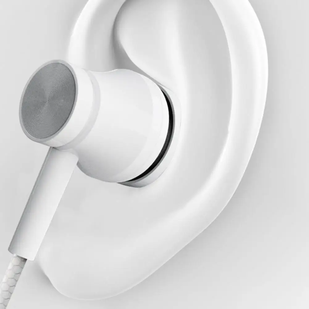 

Эргономичные простые 3,5 мм Внутриканальные наушники проводные наушники Fevers звуковой эффект для фитнеса