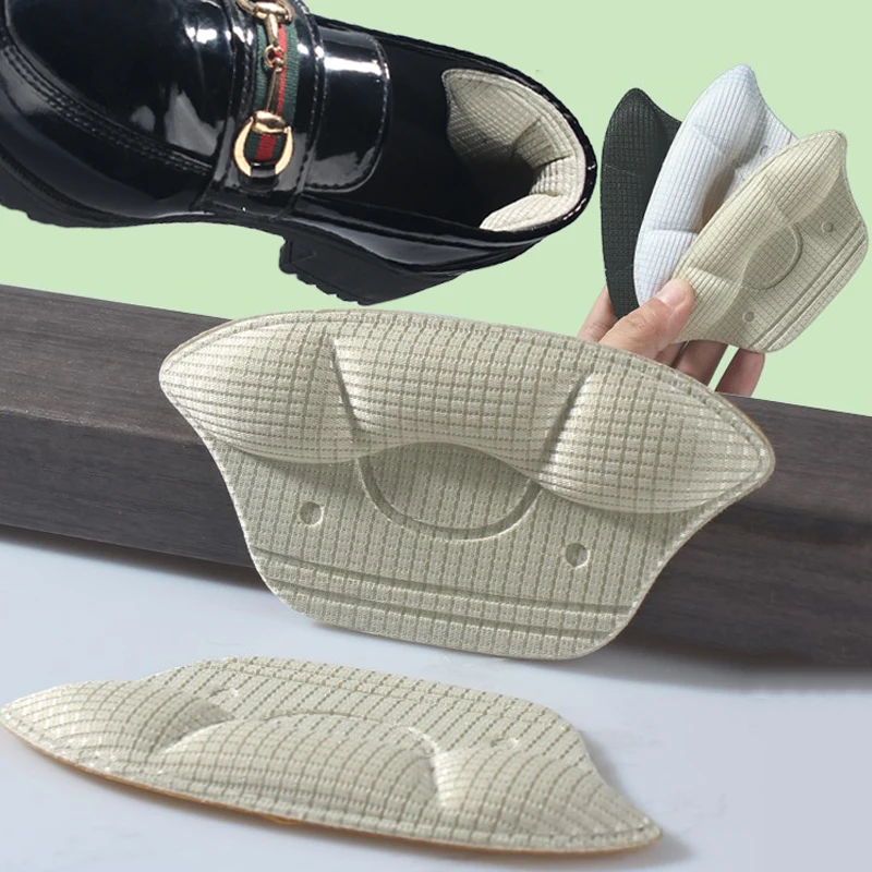 

1 Pairs Heel Insoles Patch Pain Relief Anti-wear Cushion Pads Feet Care Heel Protector Adhesive Back Sticker Shoes Insert Insole