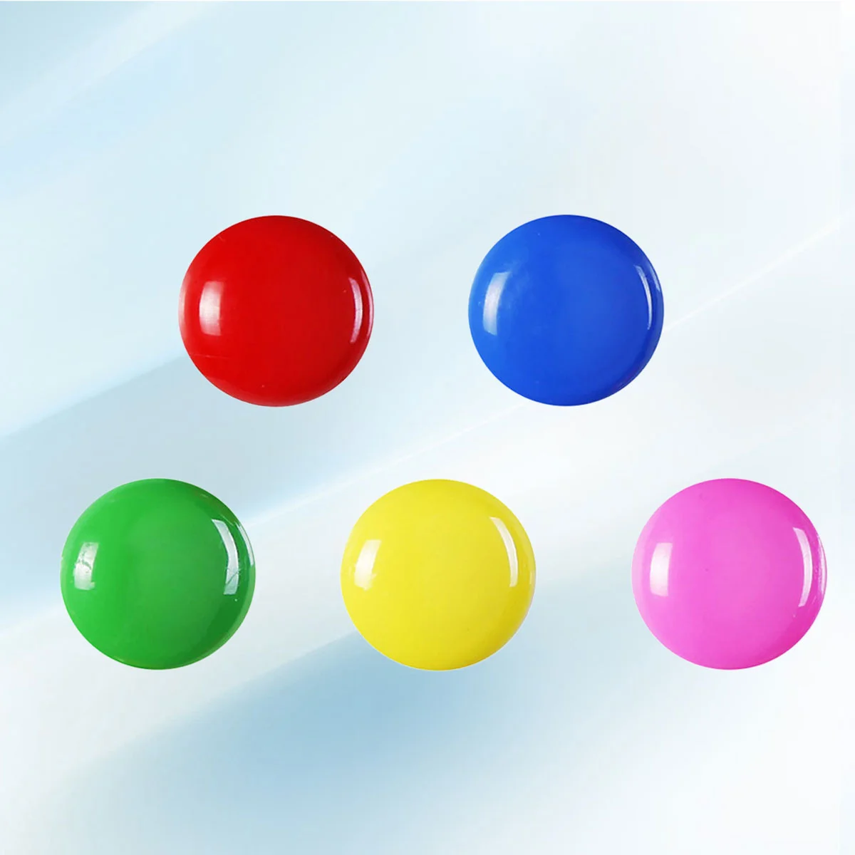 

20Pcs Colorful Round Fridge Magnet Magnetic Button Whiteboard Magnet Refrigerator Sticker for Calendars Whiteboards Maps Office