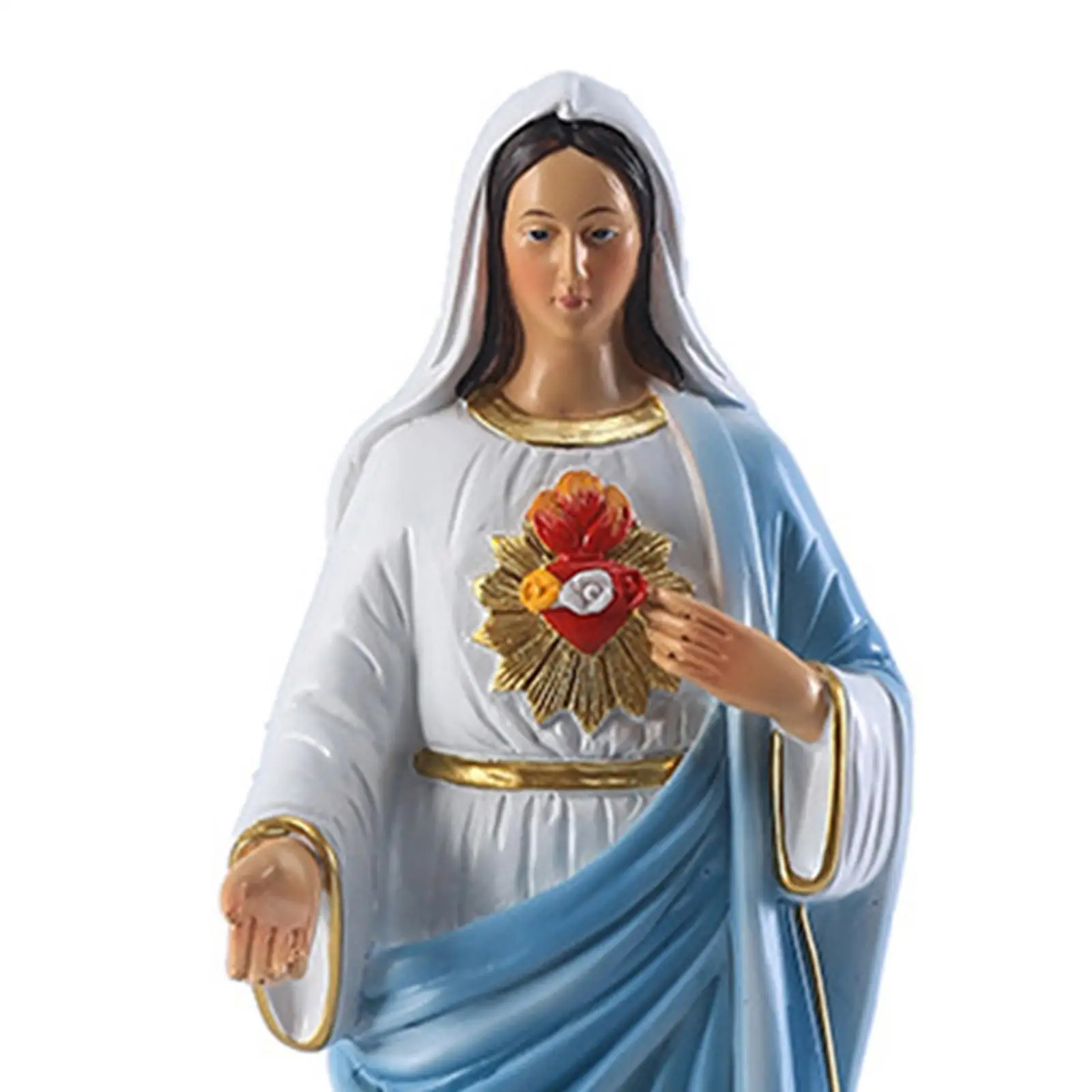 

Maria Statue Holy Mother Mary Poly Our Lady Christian for Office Lawn Decor