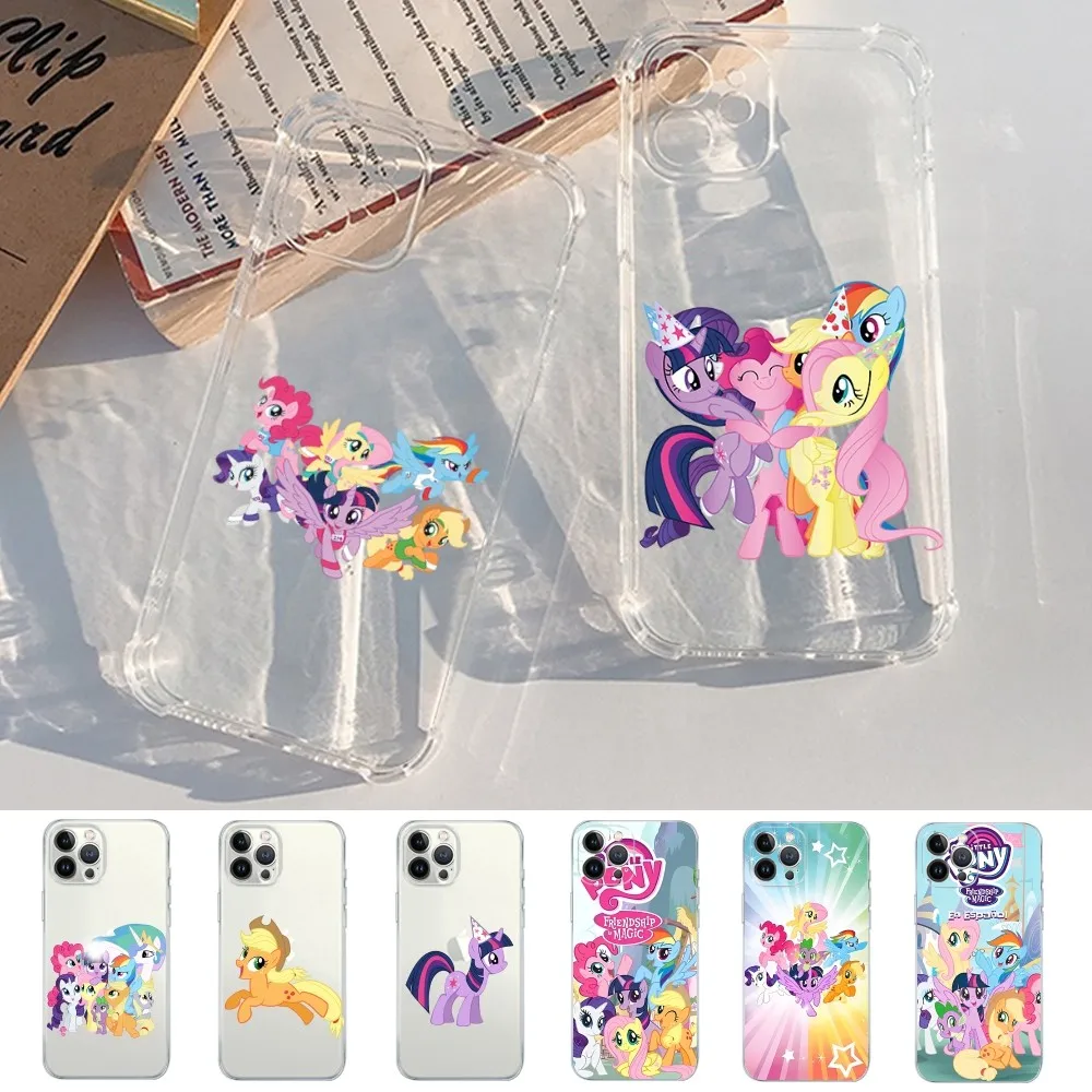 

My P-Ponys L-Little Phone Case For iPhone 14 13 12 11 Pro Max Mini X Xs XR 6 7 8 Plus SE 2020 Transparent Case