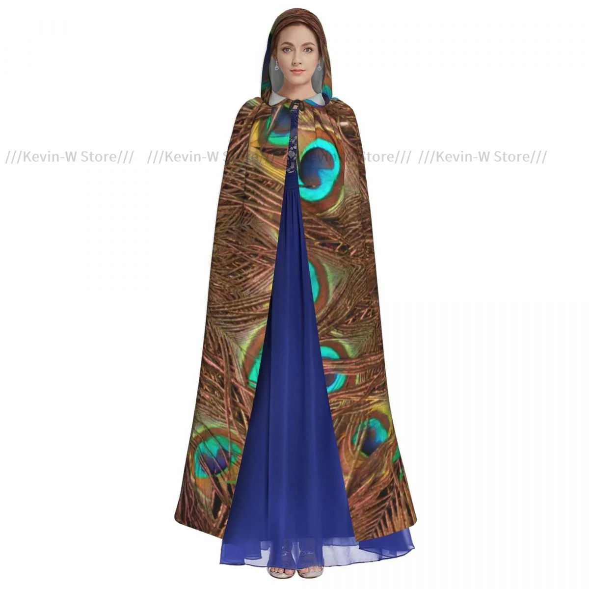 Унисекс ведьма реверсивная накидка с капюшоном для взрослых вампиров плащ