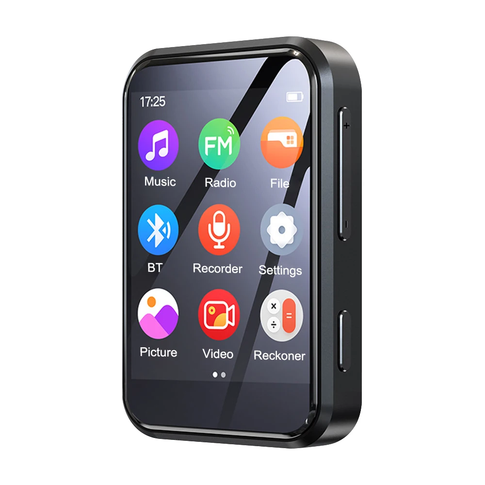 MP3-плеер Bluetooth 5.4 Hi-Fi музыкальный плеер MP3 Walkman 2 4-дюймовый сенсорный экран