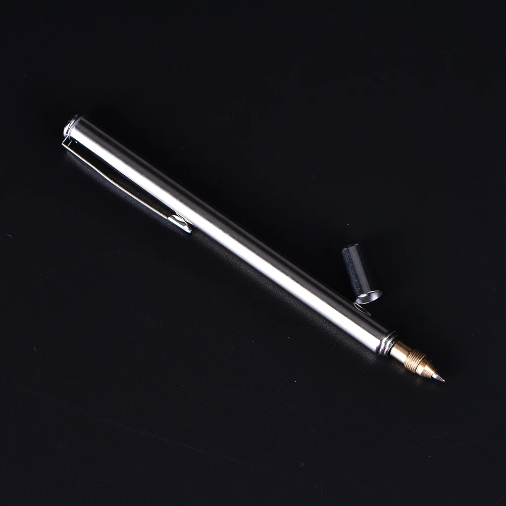 1pcs 6 Section Stainless Steel Pointer Pen Instrument Baton Telescopic Magic Ballpoint Pen Kindergarten Teacher Teaching Supply