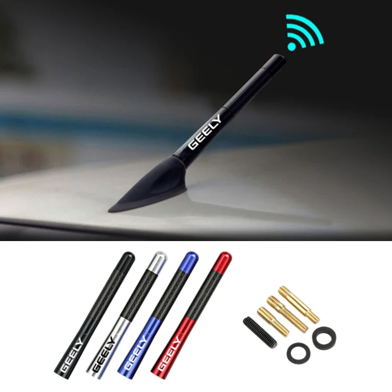 Автомобильная радиоантенна 12 см, аксессуары для Geely KC GC2 MK Tugella Panda CK Coolray SX11 Atlas Emgrand EC7 X7 Binray EV7 EV8 GE EX7