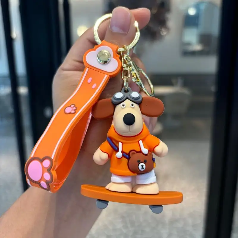 Брелок для ключей в виде мультяшной анимации ролевых игр пилот грогит ПВХ кукла