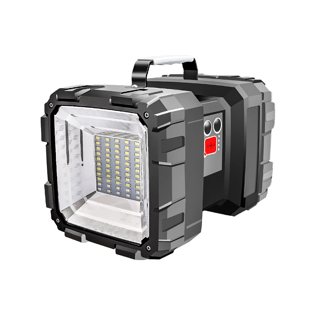 

Походный дорожный высокояркий портативный фонарик, портативный водонепроницаемый фонарь Ной фонарик для походов, перезаряжаемый прожекто...