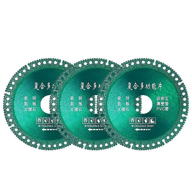 

4Inch 100mm Multipurpose Cutting Diamond Blade Grinding Disc All Purpose Cut Off Wheel for Marble Stone Metal Concrete Wood