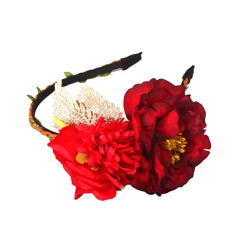 Женское платье принцессы с изображением цветов и эльфа