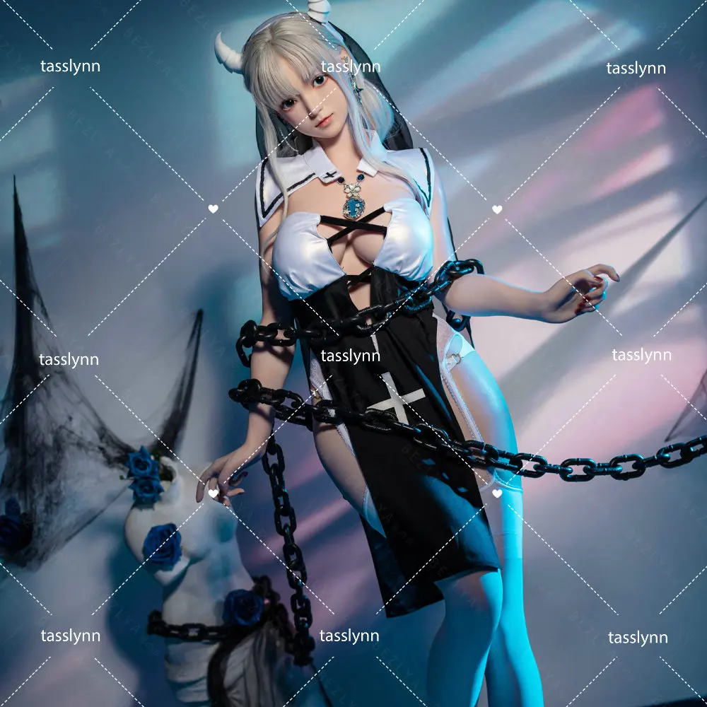 

Chowbie Design Black White Dress Sister Uniform Hot Anime Nun for Sexy Girls Dark Reign Cenobite Halloween Costumes for Women