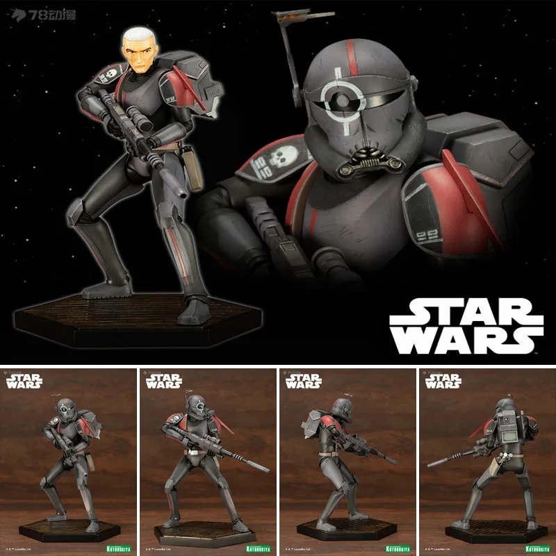 

Kotobukiya Original Model Kit ARTFX STAR WARS Clone Force 99 1/7 Crosshair Anime Figure Model Toy Robot Gift for Boys 270mm