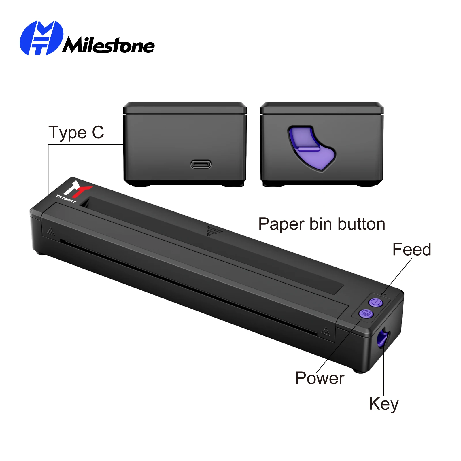 MHT-A4 Tattoo Thermocopier Wireless Transfer Bluetooth Mobile&amppc Printer Thermal for Machine