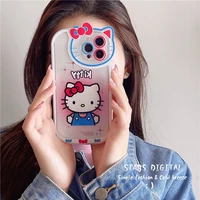 niche hello kitty lens for iphone 12 phone case 13 pro max all inclusive xs max apple 11 new xr