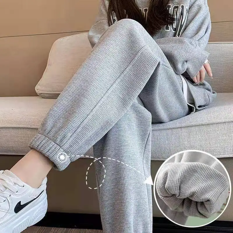 

Woman Pants Fashion Sweatpants Women's Leggings Pants Spring Summer Korean Loose Sports Casual Trousers