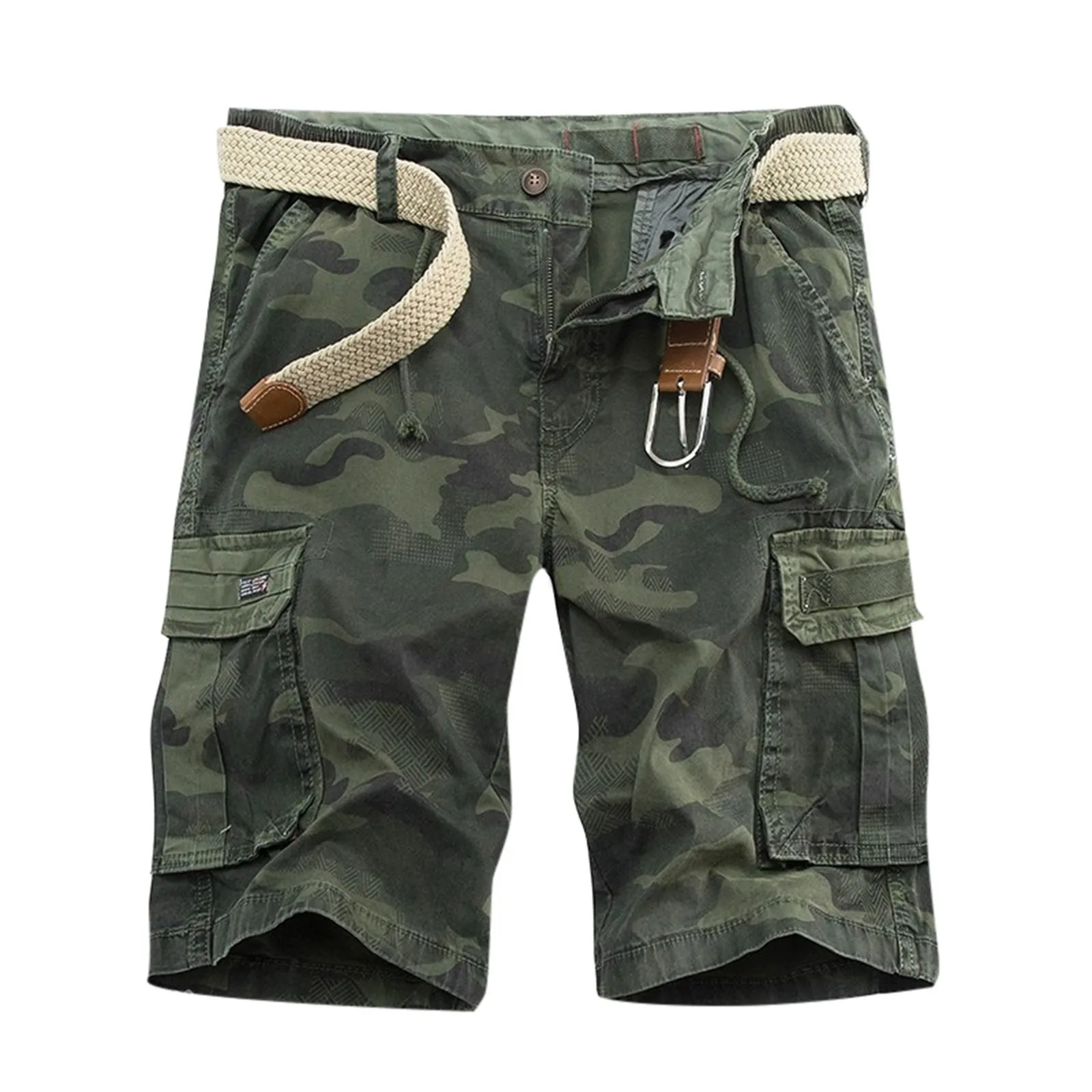 

Mens Cargo Shorts with Multi Pockets Camouflage Print Relaxed fit Work Shorts Summer Loose Hiking Outdoor Shorts Casual Pants