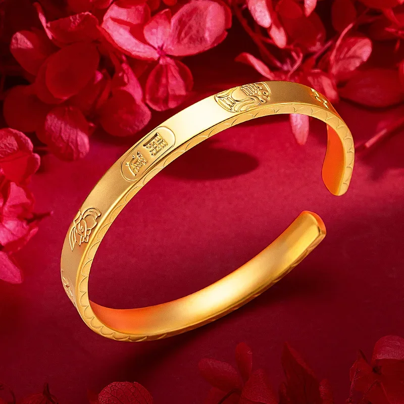 9999 реальное золото 24K желтое фотоэлемент роскошный новый китайский стиль Yoshinese Daji