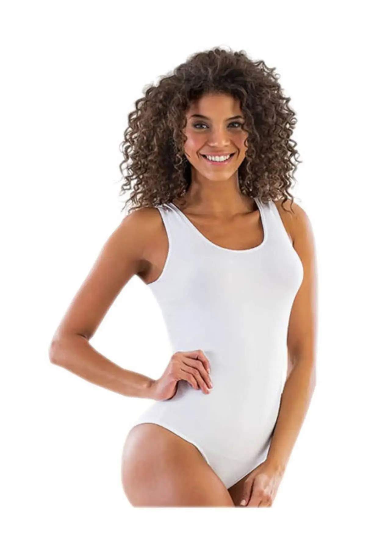 

Women's Bodysuit Lycra Collar Sleeve White 44759 Rompers Jumpsuits Sexy Sheath Skinny Summer Streetwear Outfits Overalls