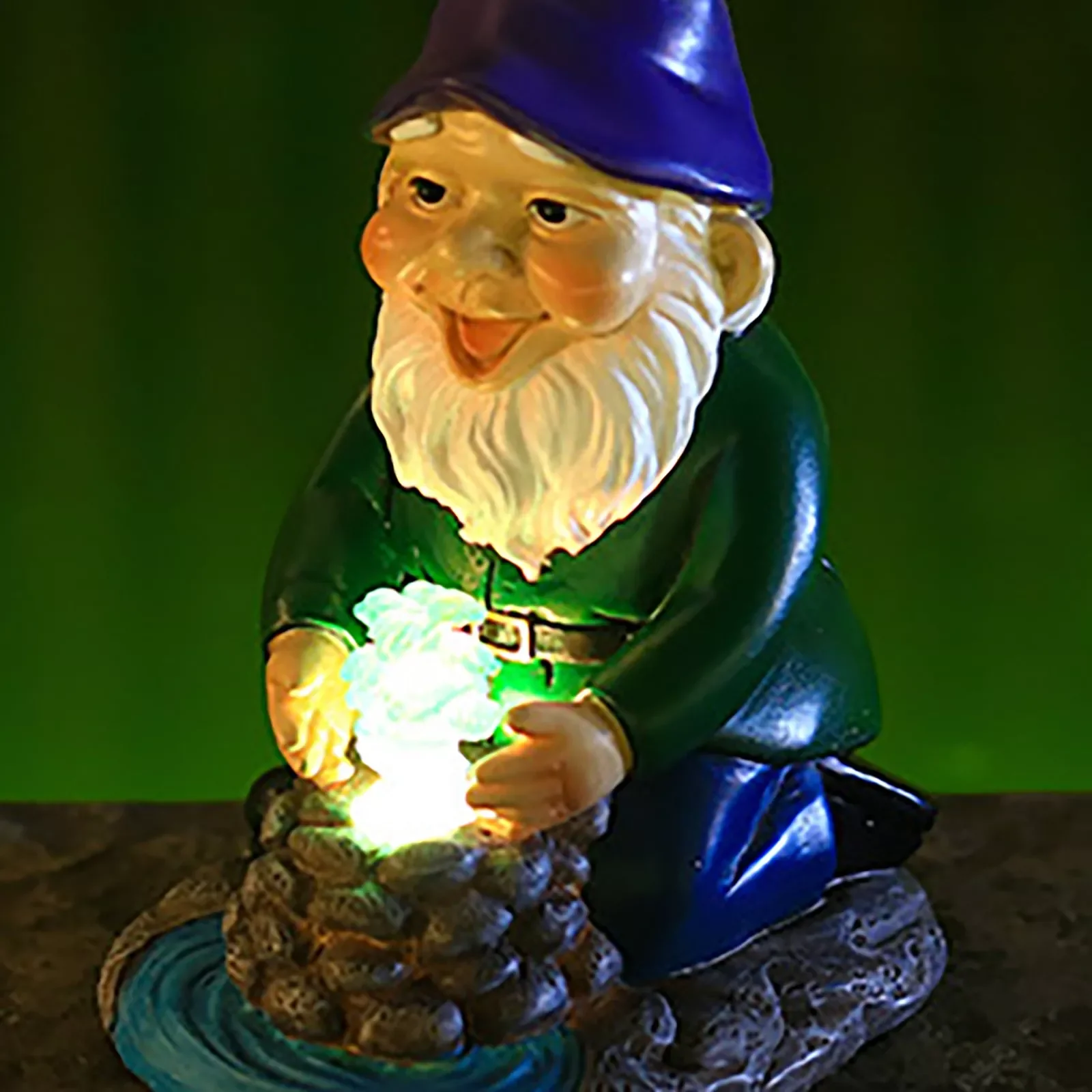 

Садовая лампа Гном на солнечной батарее, орнамент из смолы, карликовый Сказочный эльф, декоративные поделки, статуи для дома и сада, скульпт...