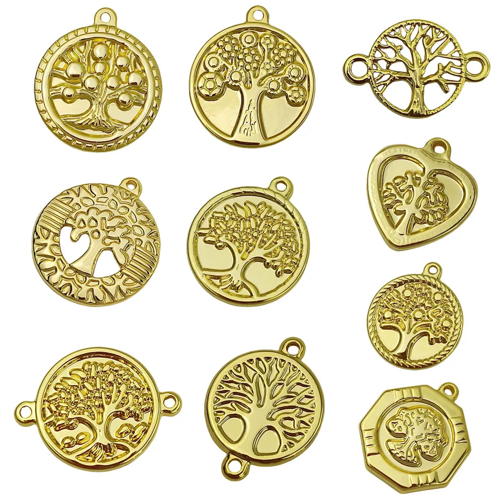 

1 Piece Pack Tree Of Life Pendant Vintage Stainless Steel Necklace Accessories Pendant Handmade DIY Jewelry Making Supplies