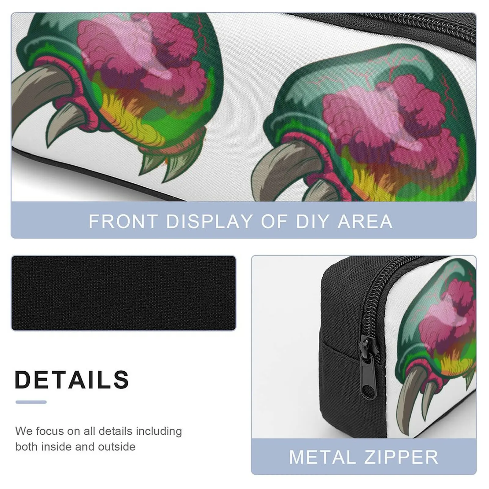 Уютная долговечная пехотная сумка Metroidss Larva набор 3 в 1 17 дюймов рюкзак для ланча