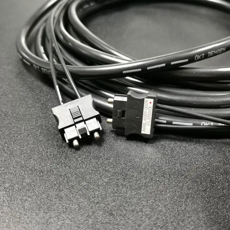Black jacket HPCS F07 server fiber optic catch cord A66L-6001-0026#L5R003 | Electronics Production Machinery