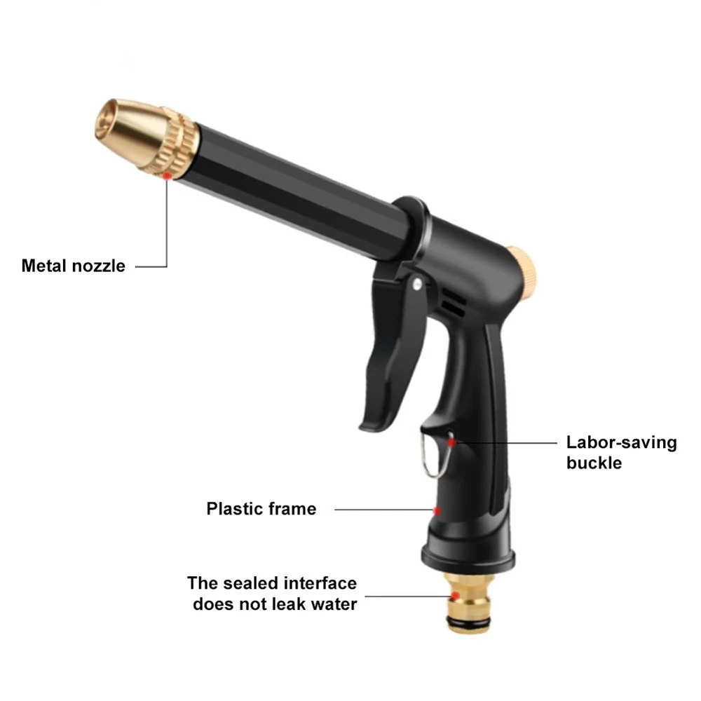 

Adjustable High Pressure Washer Spray Guns Spray Nozzle Water Lance Power Washer Car Auto Garden Washing Cleaning Tool