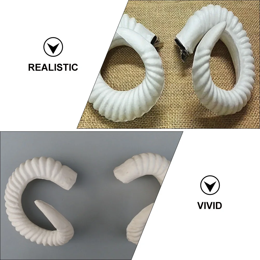 Козел Элмо костюм на Хэллоуин реквизит имитация овечьего рога украшение голову