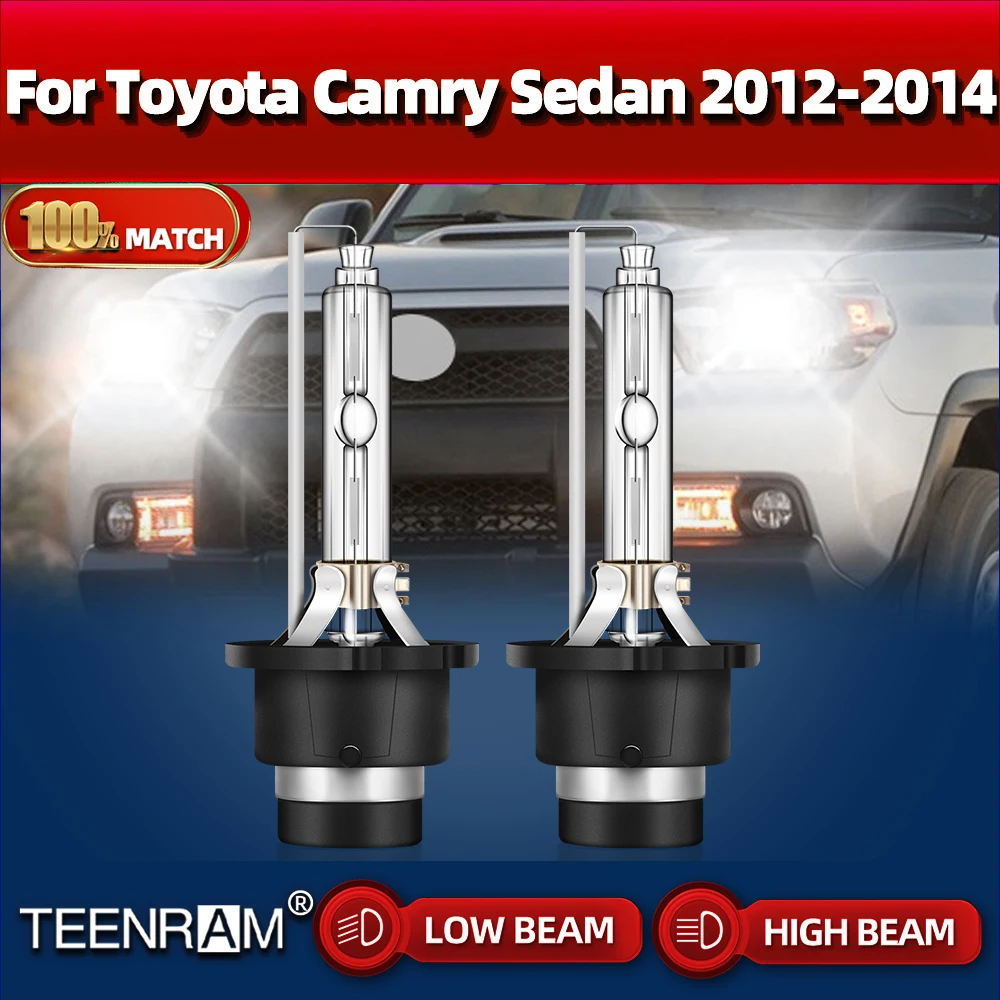 

D4S Ксеноновые лампы для фар 35 Вт 20000LM светодиодный автомобильные лампы 12 В 6000 К Белый Ксеноновые светильник для Toyota Camry Sedan 2012 2013 2014