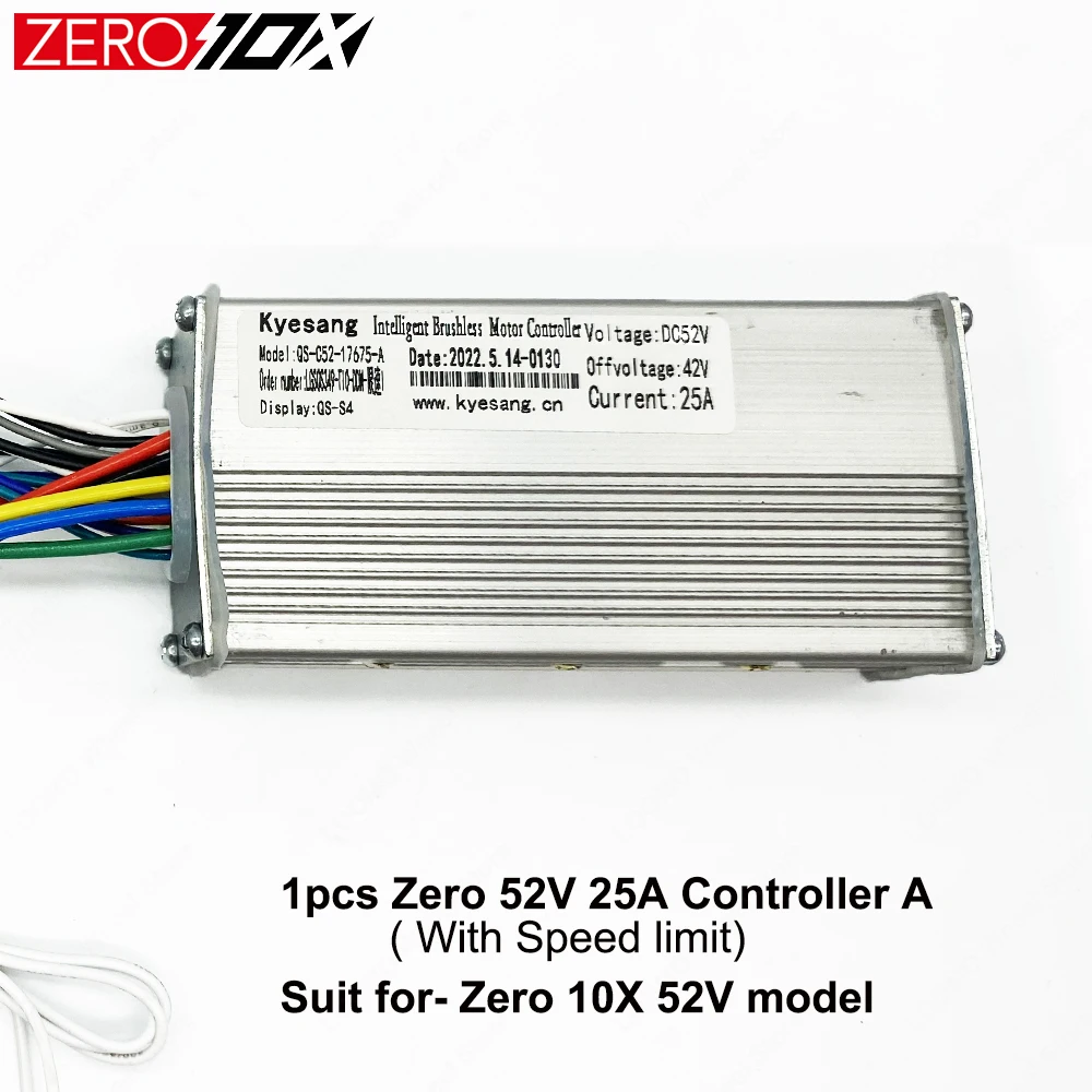 Оригинальный электрический скутер Zero 10X 52 В 25 А контроллер ограничения скорости