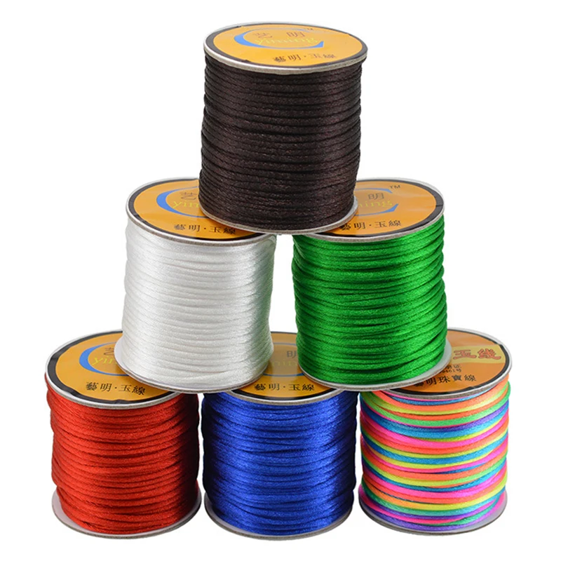 

Strong Elastic Crystal Beading Cord 2mm 35Meter for Bracelets Stretch Thread String Necklace DIY Jewelry Making Cords Line