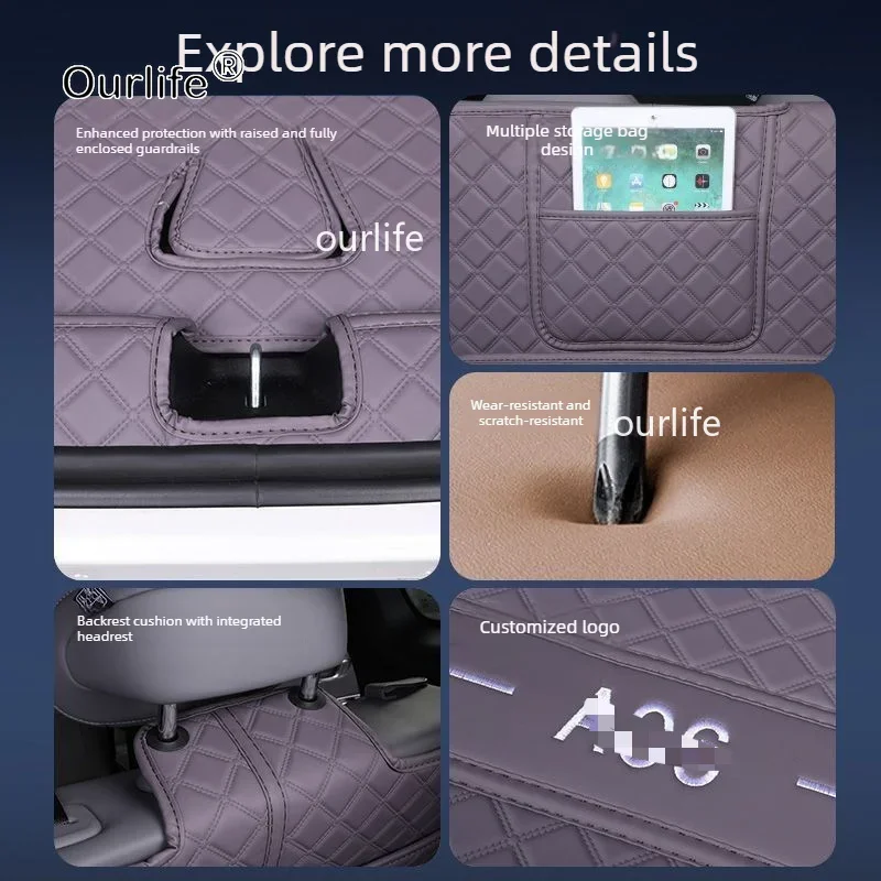 Новый кожаный коврик-вкладыш для багажника автомобиля CHANGAN Qiyuan Nevo A06 2026-2027: защита грузового отсека, аксессуар для модификации интерьера (art.: 3920dca1e1ebe) - 3920dca1e1ebe