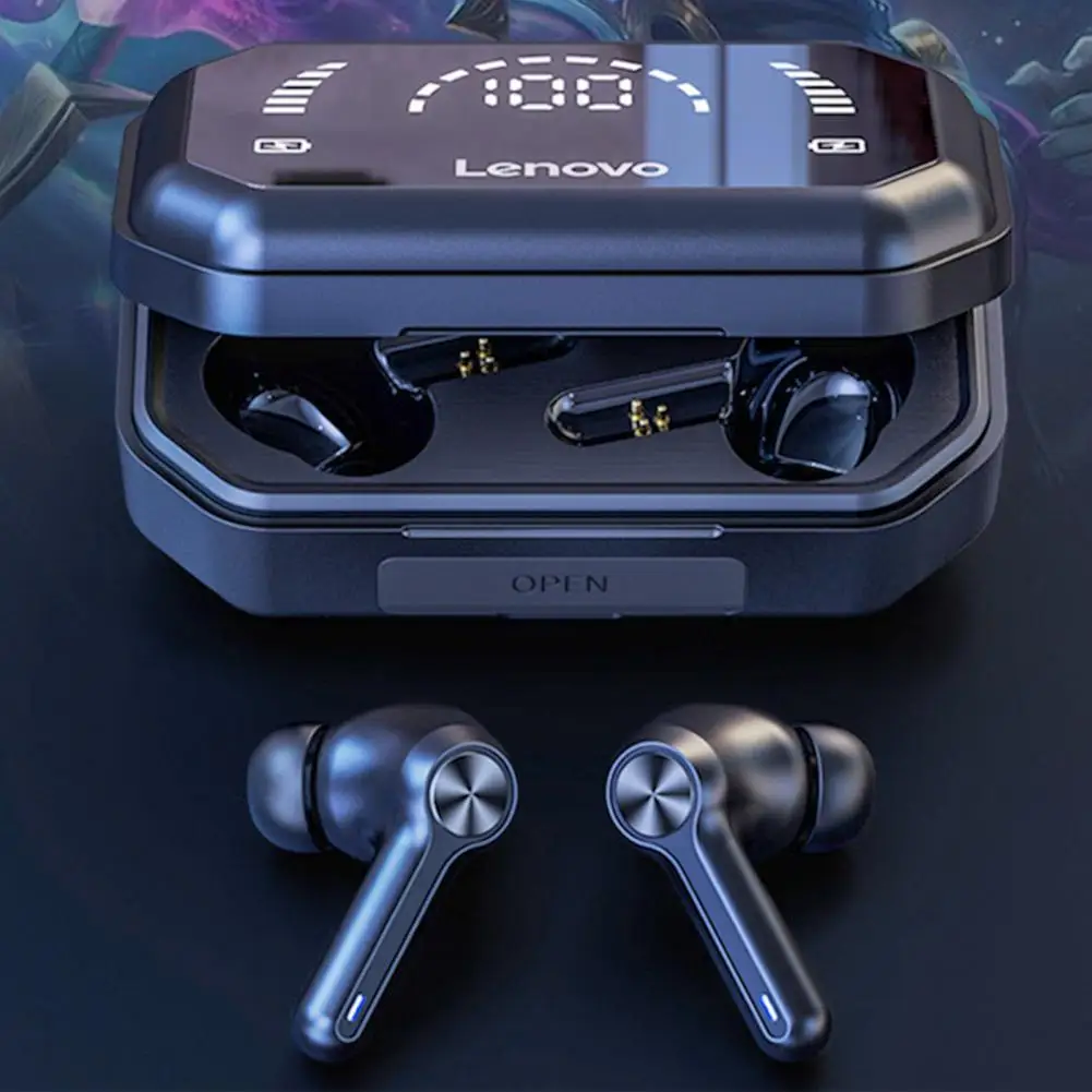 Беспроводные Bluetooth-наушники Lenovo LP3 Pro TWS с низкой задержкой и долгим сроком службы, водонепроницаемая Спортивная гарнитура с тремя дисплеями мощности (art.: 3920c2bd4e55d) - 3920c2bd4e55d
