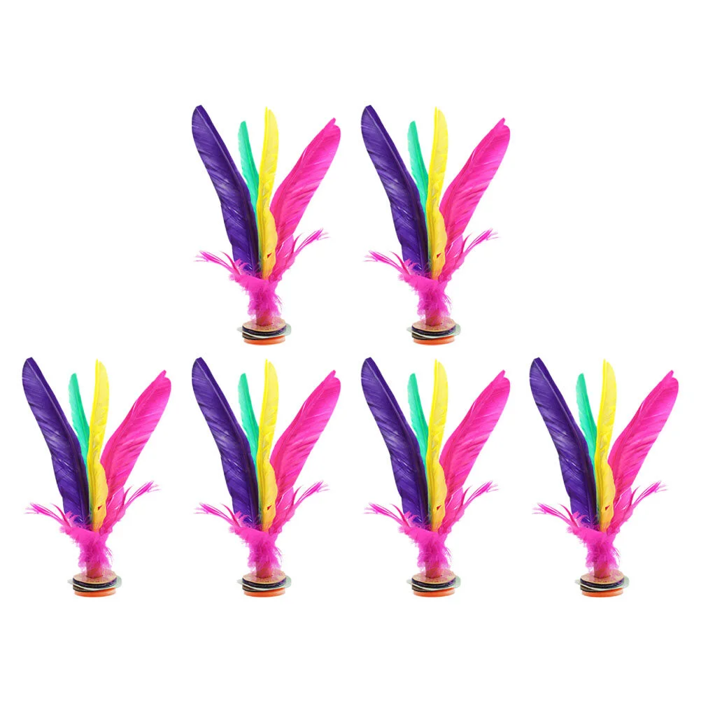 

Воланы детские для отдыха, 6 шт., спортивные товары для студентов, воланы для куриц, игровой набор для игр на открытом воздухе, игра для упражнений на ногу