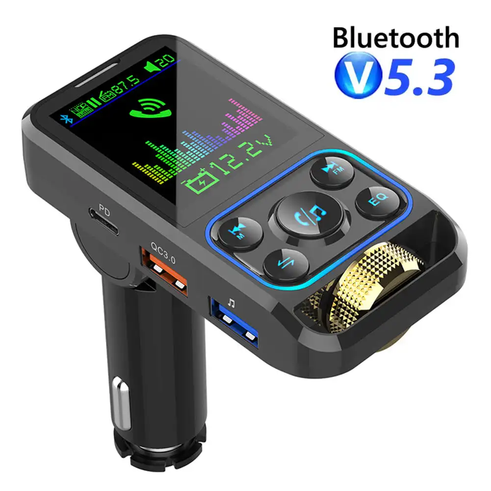

FM-трансмиттер автомобильный с Bluetooth и mp3-плеером, 30 Вт