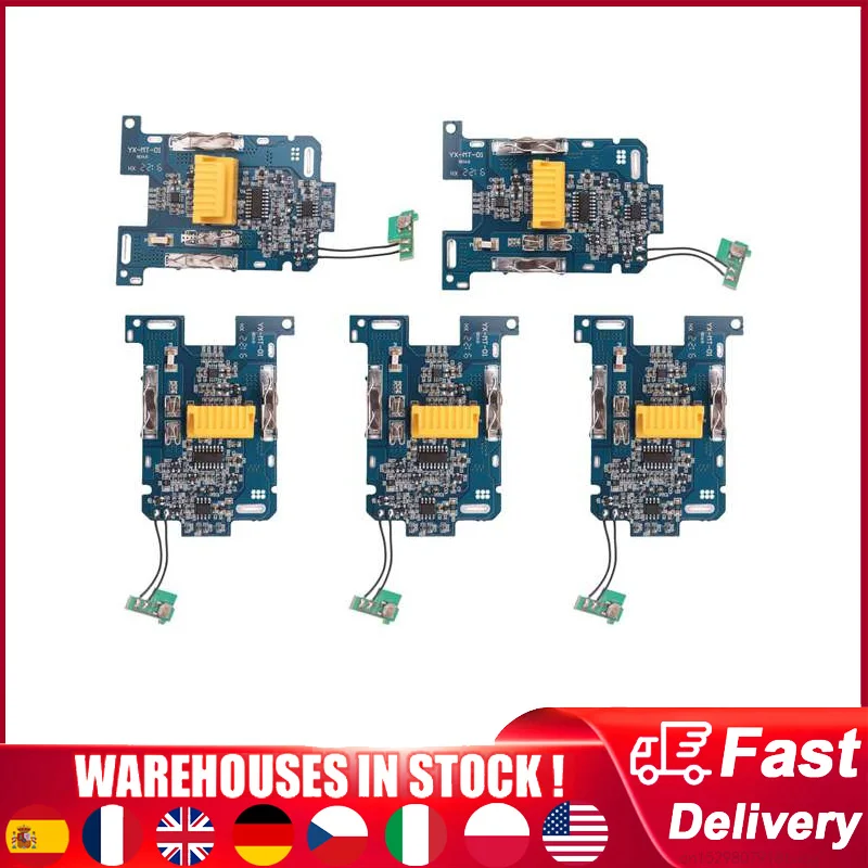 5 шт. для Makita BL1830 18 В литий-ионная батарея BMS PCB Защитная плата для зарядки Электроинструмент BL1815 BL1860 LXT400 Bl1850